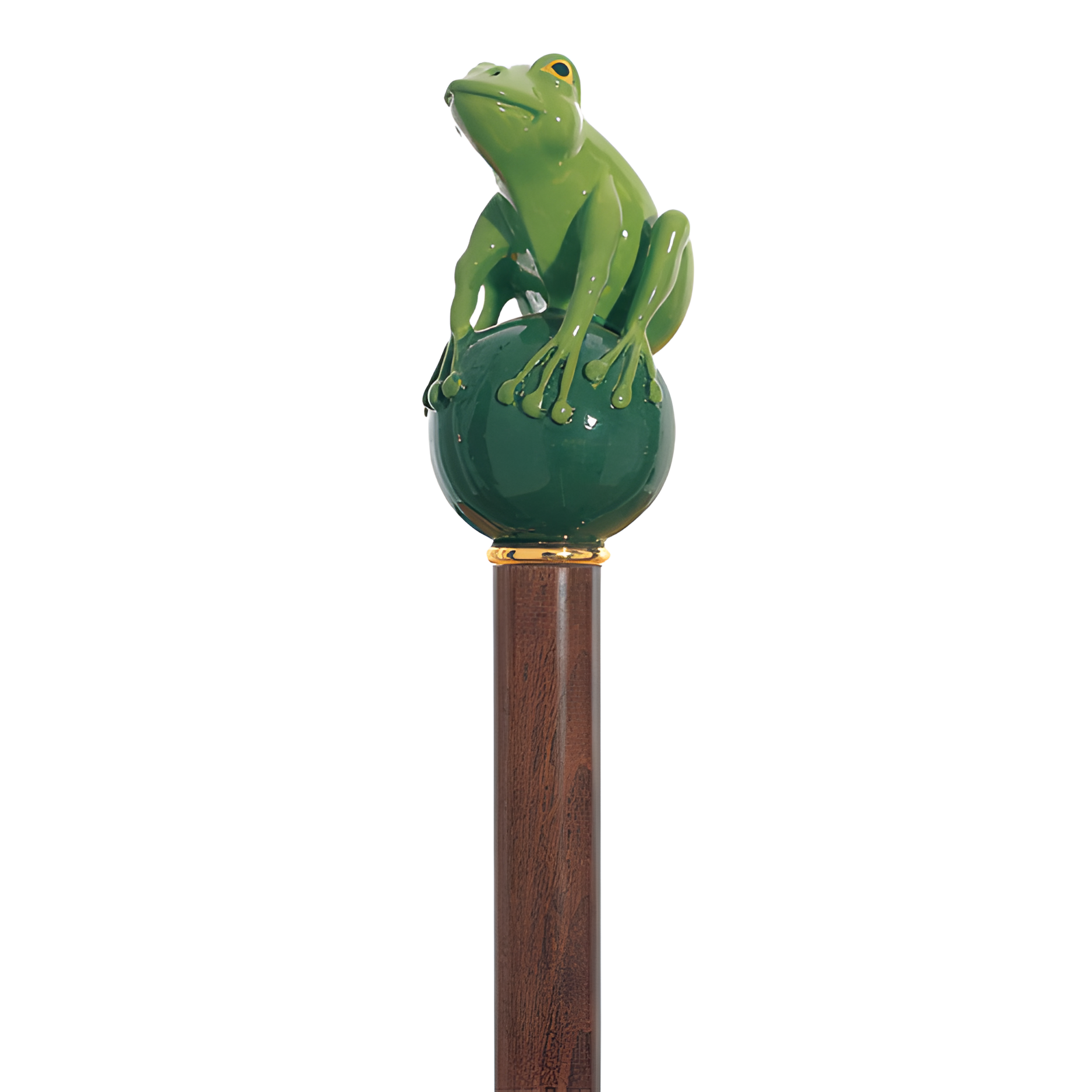 Frog Prince Green - Walking Cane