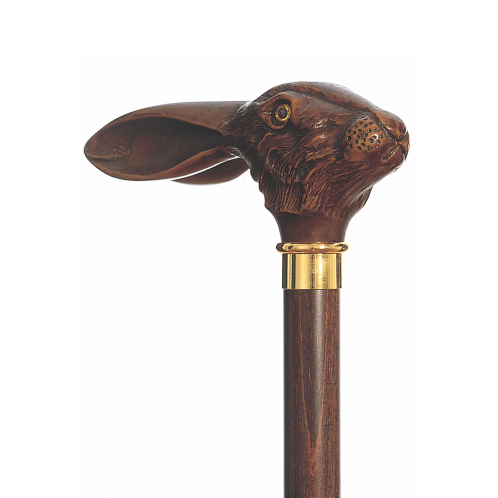 Jack Rabbit Walking Cane with Durable Beechwood Shaft