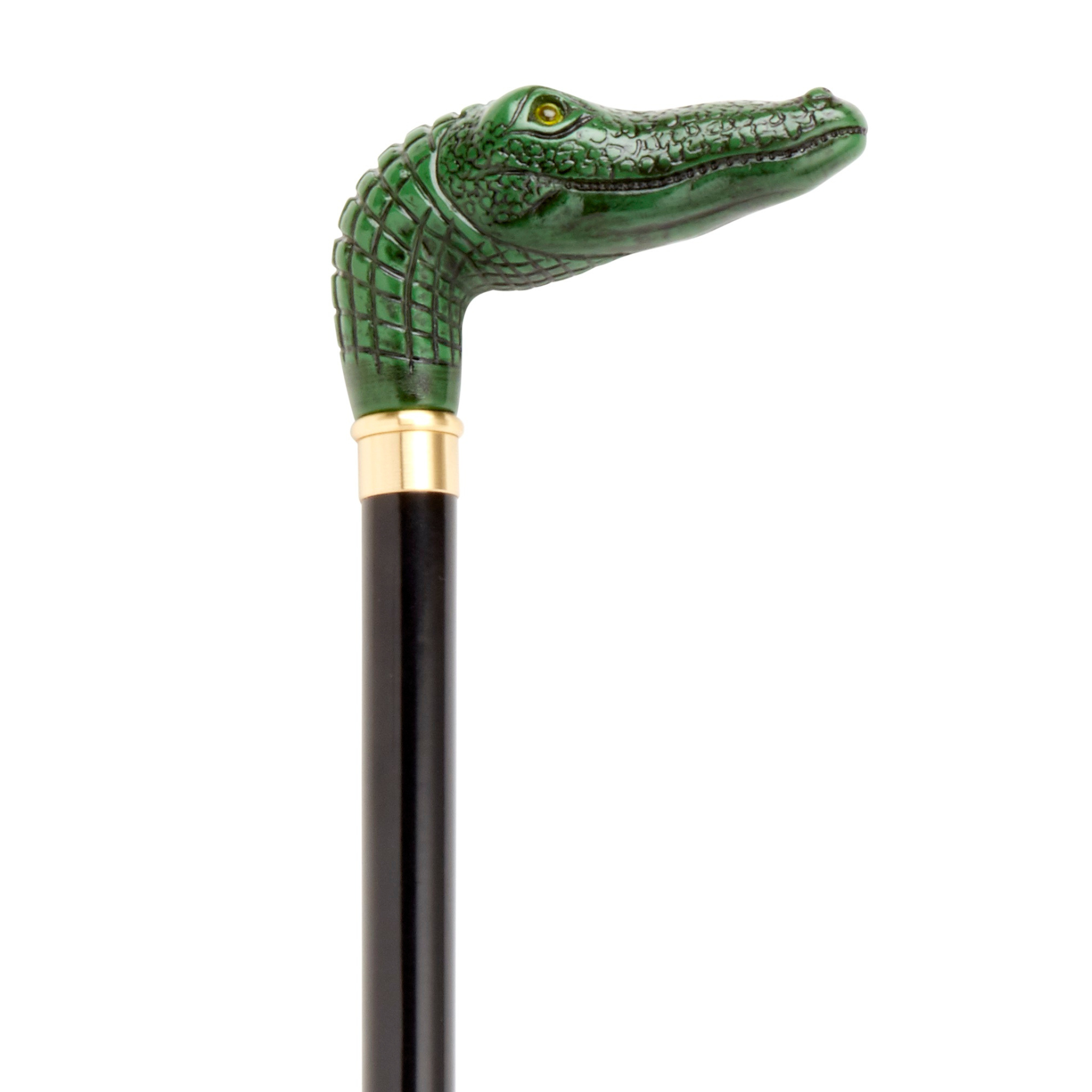 Harvy Italian Gator Handle Cane - Durable & Stylish Support