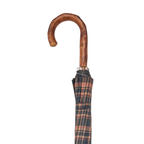 Highland Tartan Umbrella with Congo Crook Handle - 27 Canopy, 16 Ribs