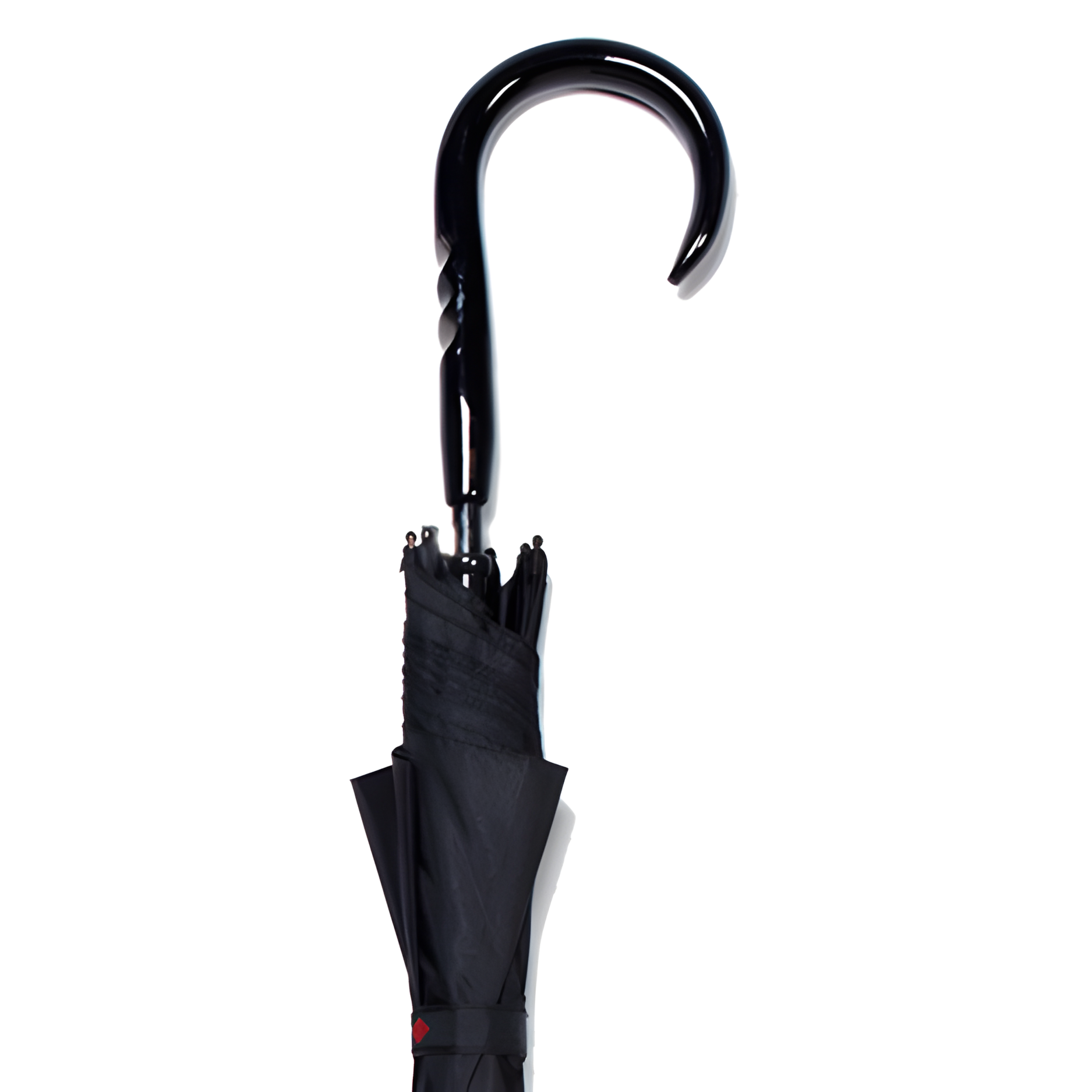 Triple Twist Crook Handle Umbrella