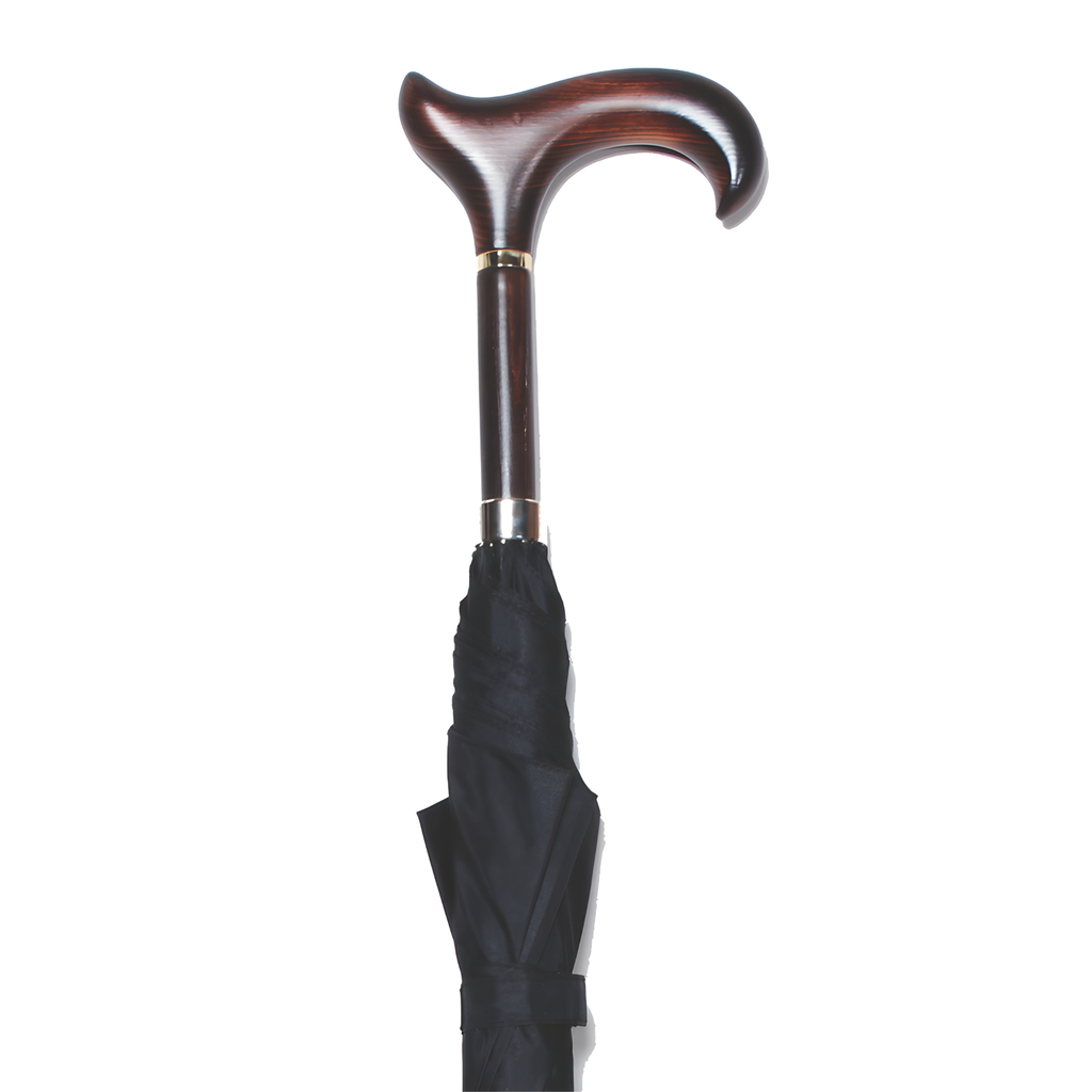 The Classics Walnut Derby Ergo Umbrella