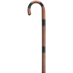 Ash Walking Cane with Walnut Finish 