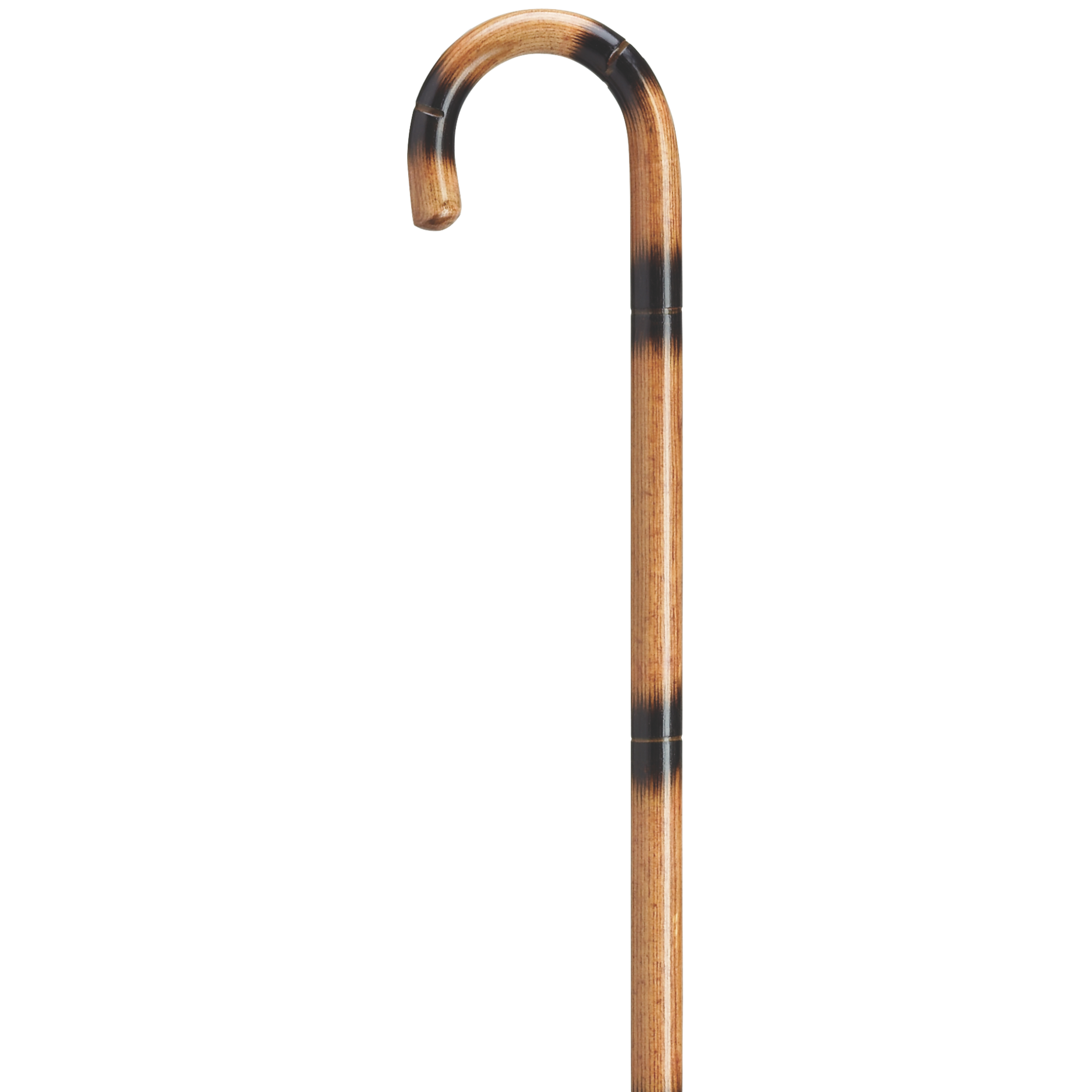 Ash Walking Cane with Walnut Finish 
