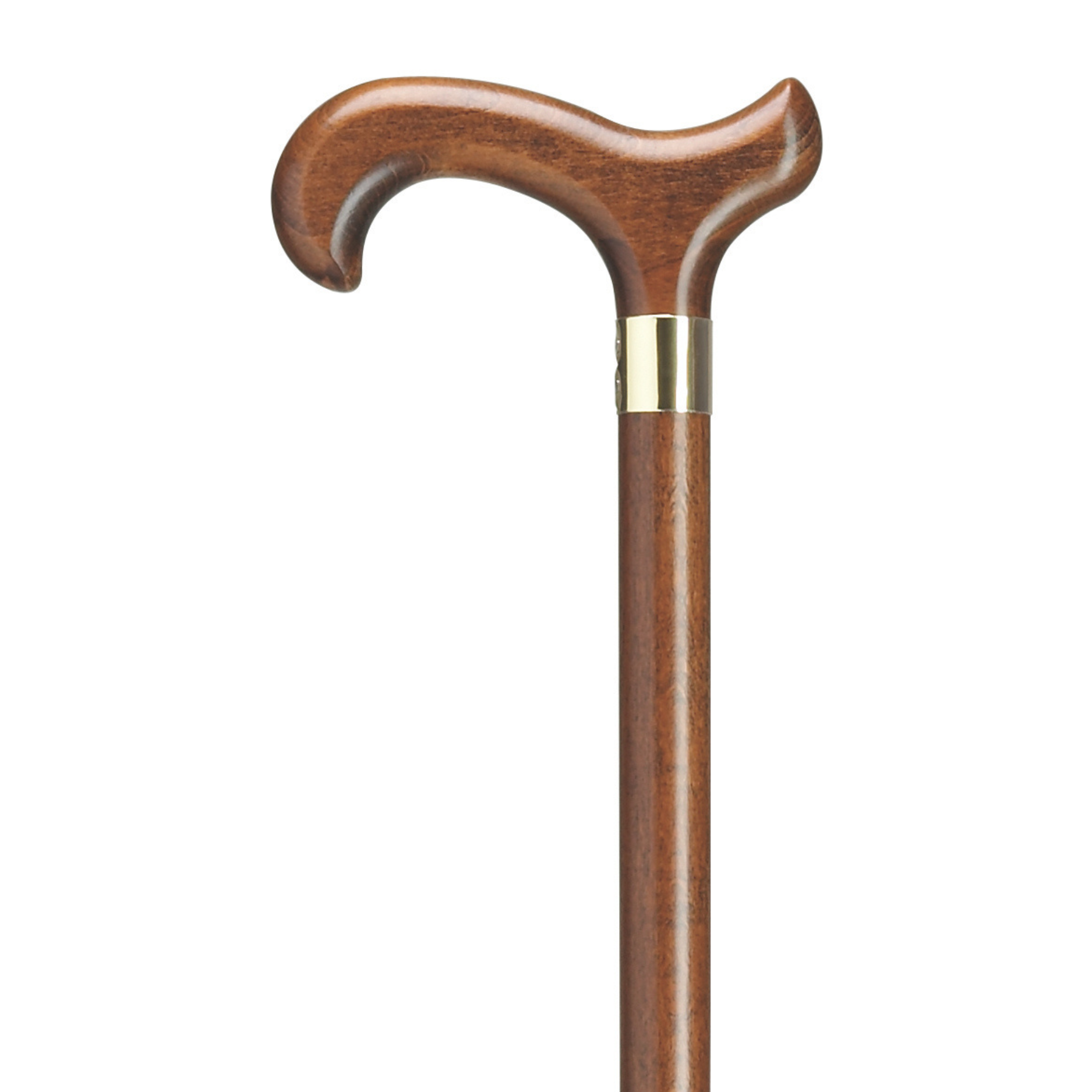 Extra Tall Derby Cane with Brass Band