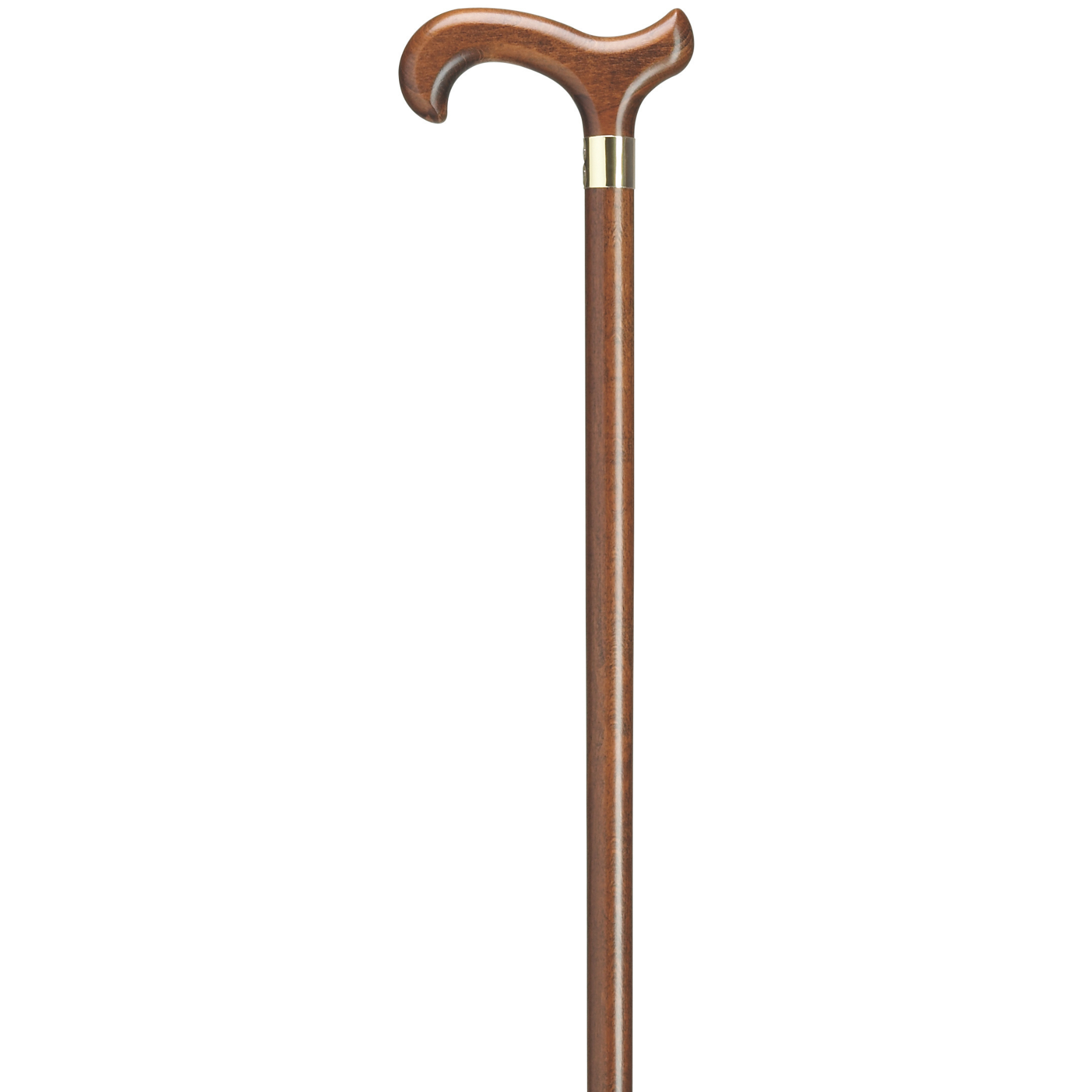 Extra Tall Derby Cane with Brass Band