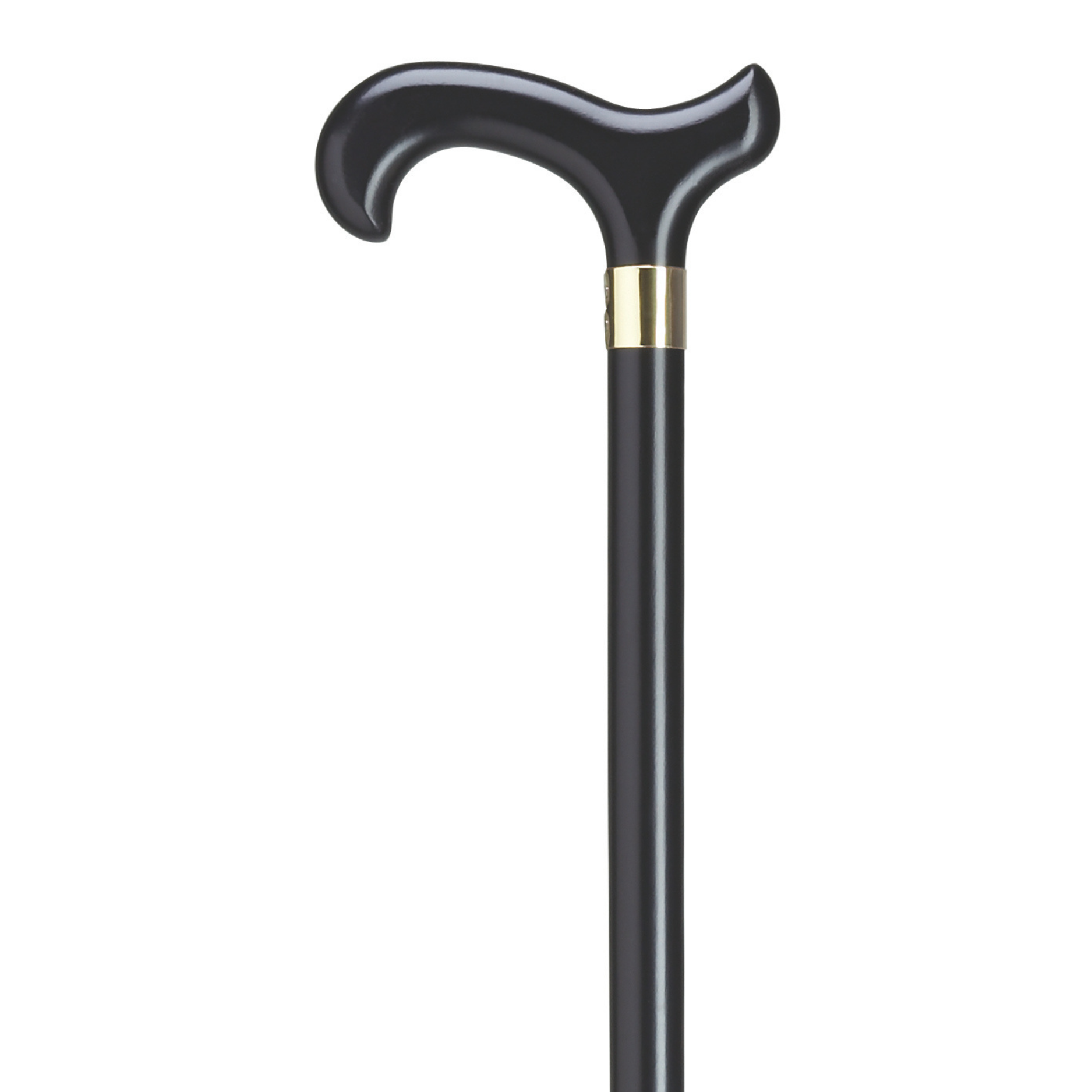 Extra Tall Derby Cane with Brass Band