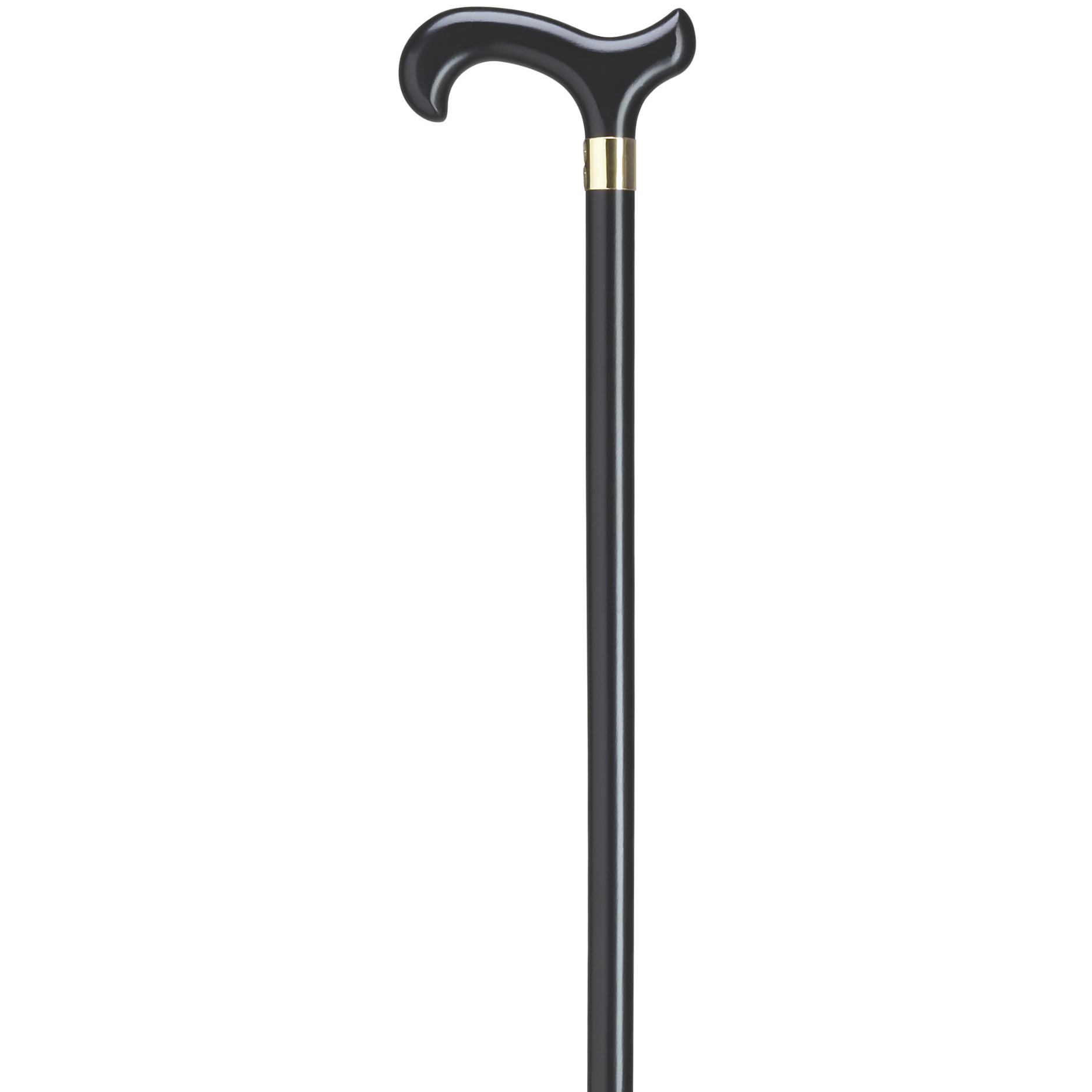Extra Tall Derby Cane with Brass Band