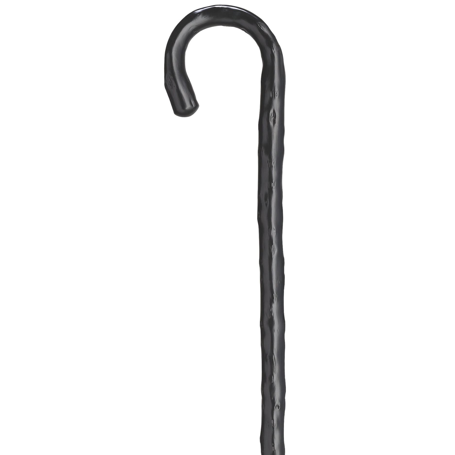 Congo Crook Handle Walking Cane, Black