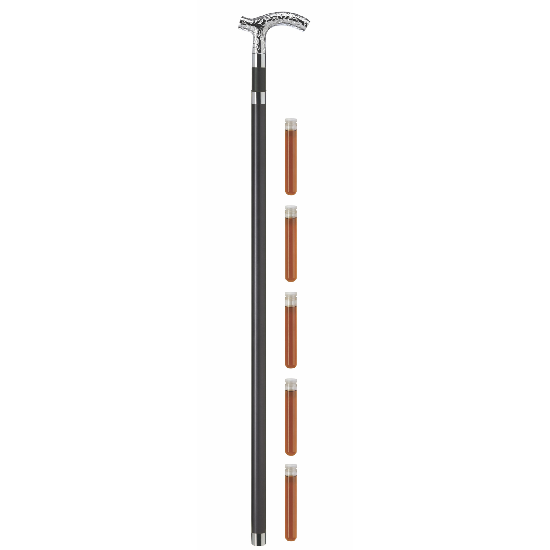 Brandy Cane Chrome Handles