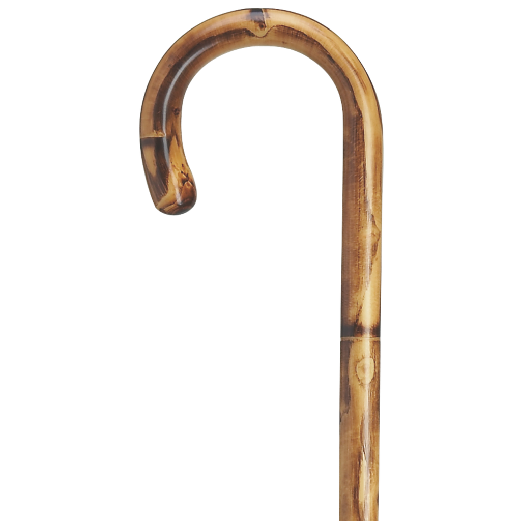Ladies Tourist Cane - Maple Stepped & Scorched