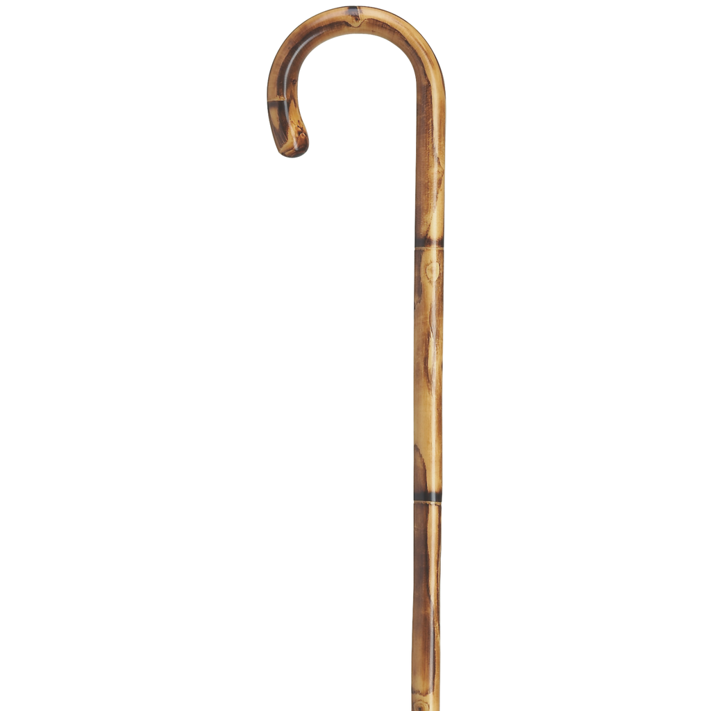 Ladies Tourist Cane - Maple Stepped & Scorched