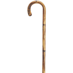Ladies Tourist Cane - Maple Stepped & Scorched