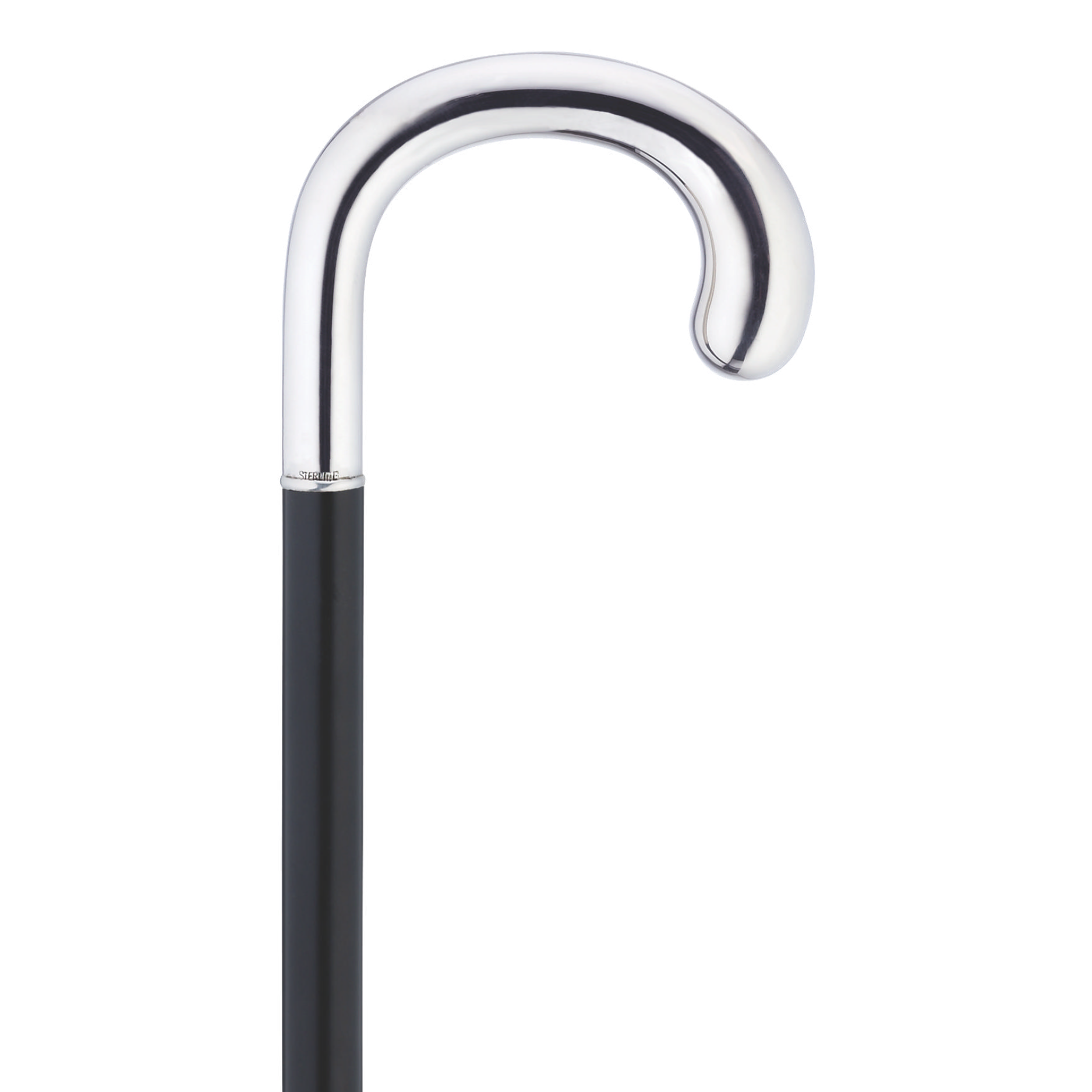 Bulb Nose Crook Alpacca Walking Stick