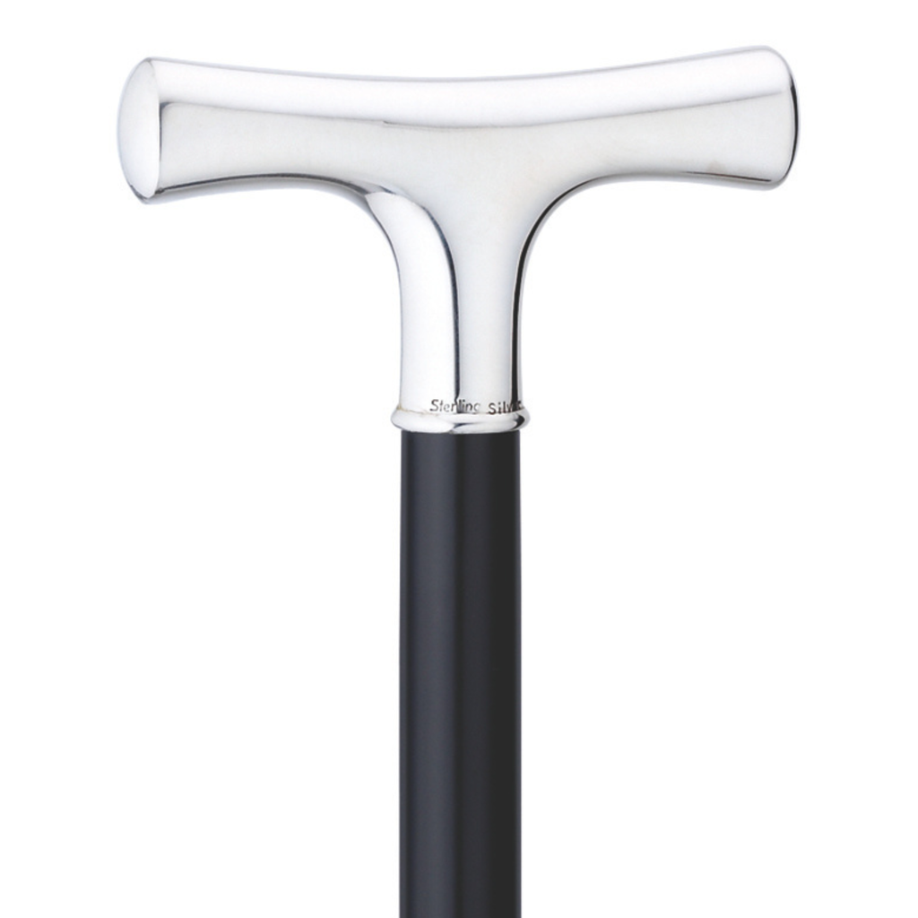 Ladies' "T" Sterling Silver Cane