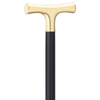 Ladies Golden "T" Handle Walking Cane