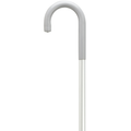 Ladies Aluminum Tourist Cane Non-Adjustable