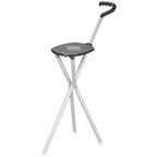 Lightweight Aluminum Sport Seat Cane with Durable Handle & Seat