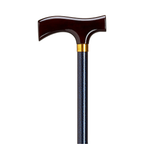 Adjustable Solid Wood Fritz Handle Walking Cane with Anti-Rattle Lock