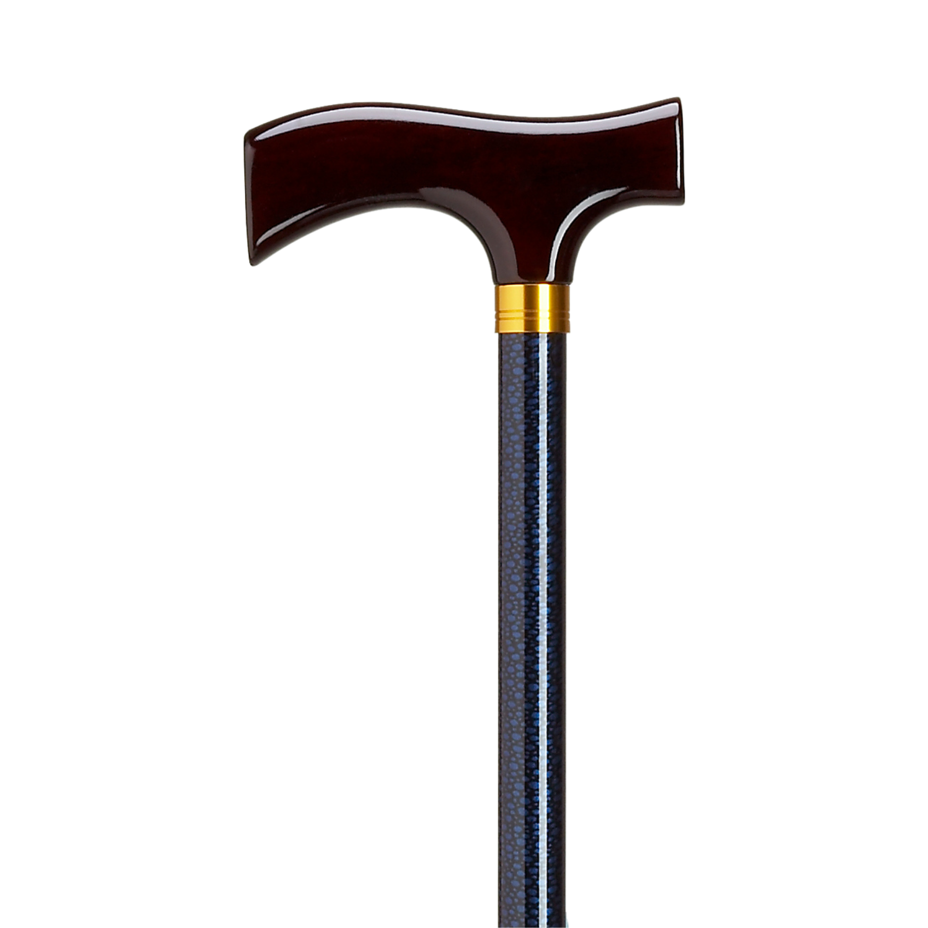 Adjustable Solid Wood Fritz Handle Walking Cane with Anti-Rattle Lock