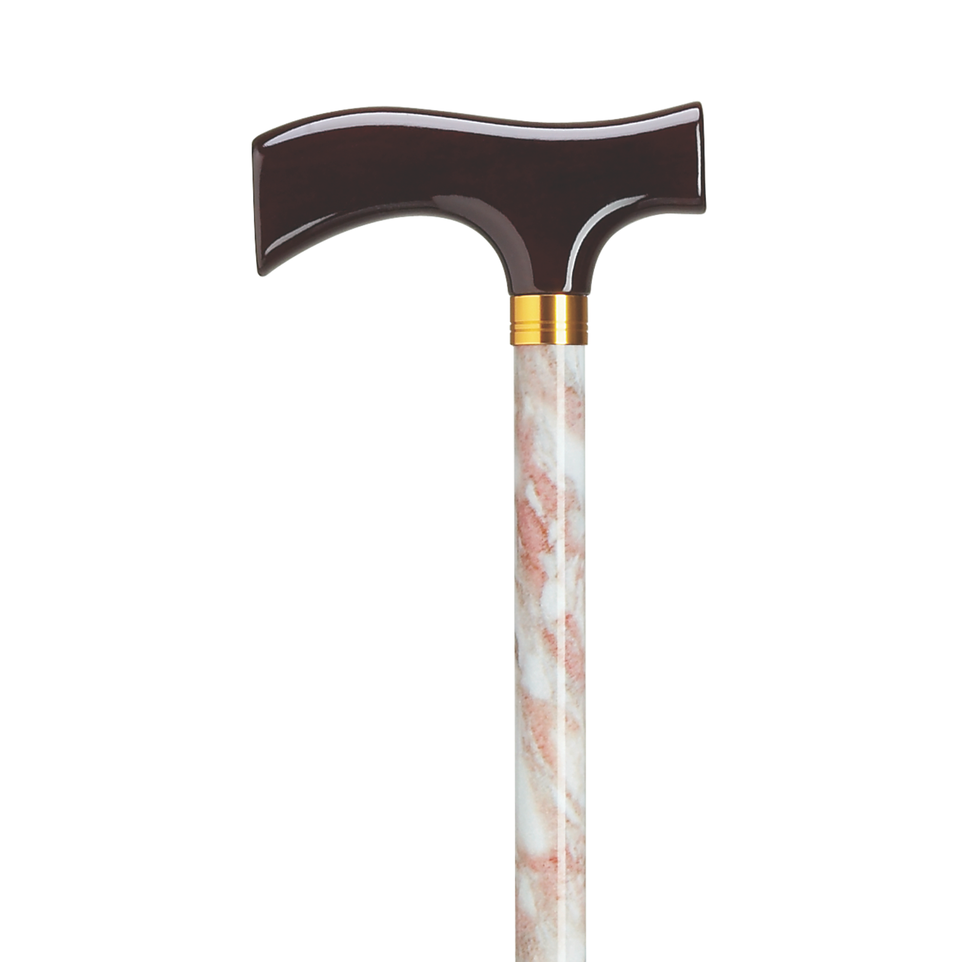 Adjustable Solid Wood Fritz Handle Walking Cane with Anti-Rattle Lock