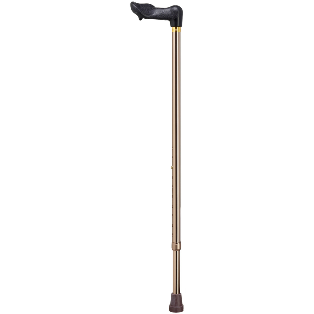 Left Hand Palm Grip Walking Cane on a 7-8" Aluminum Shaft