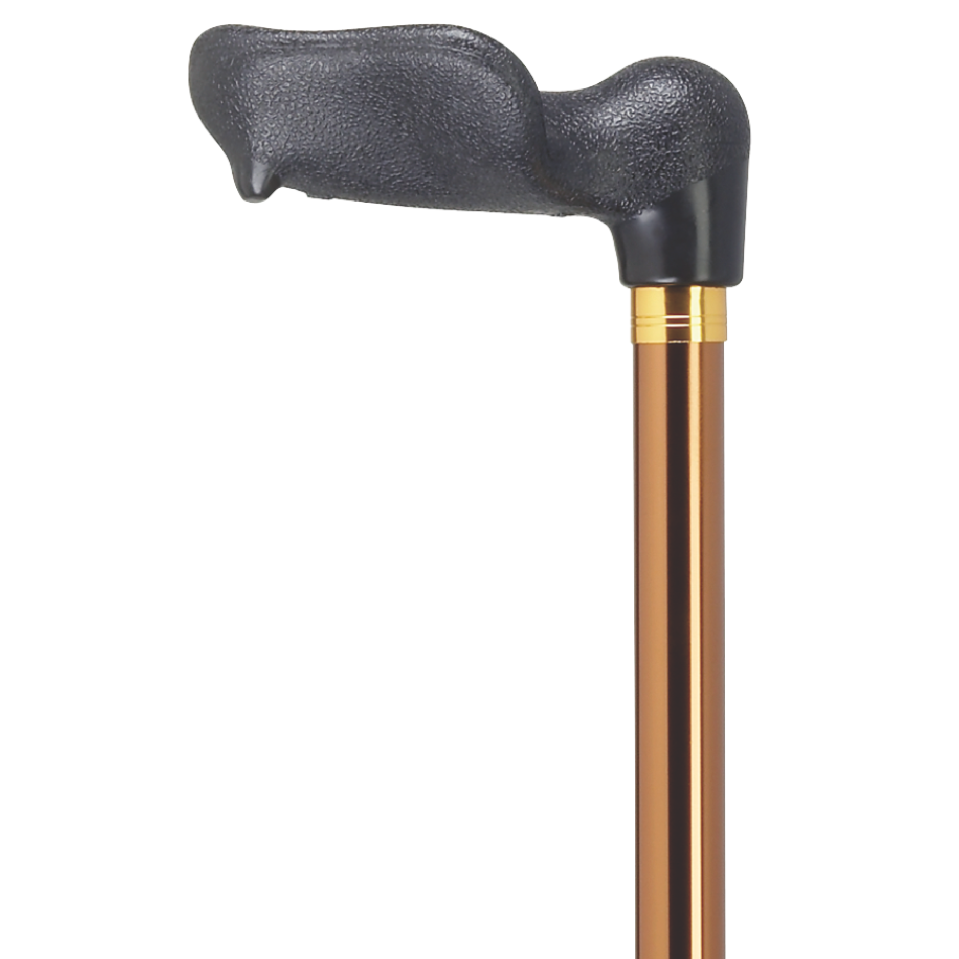 Left Hand Palm Grip Walking Cane on a 7-8" Aluminum Shaft