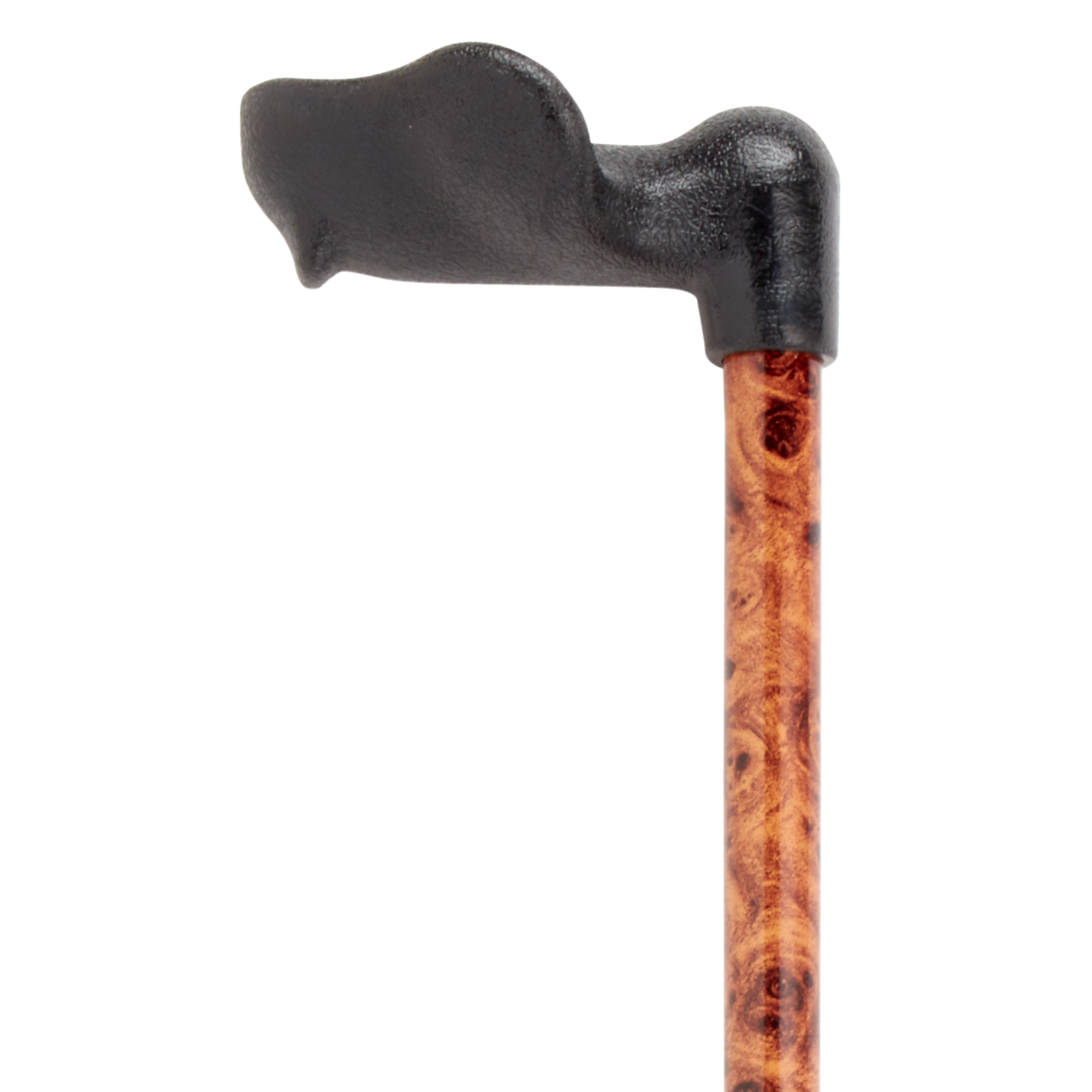 Left Hand Palm Grip Walking Cane on a 7-8" Aluminum Shaft