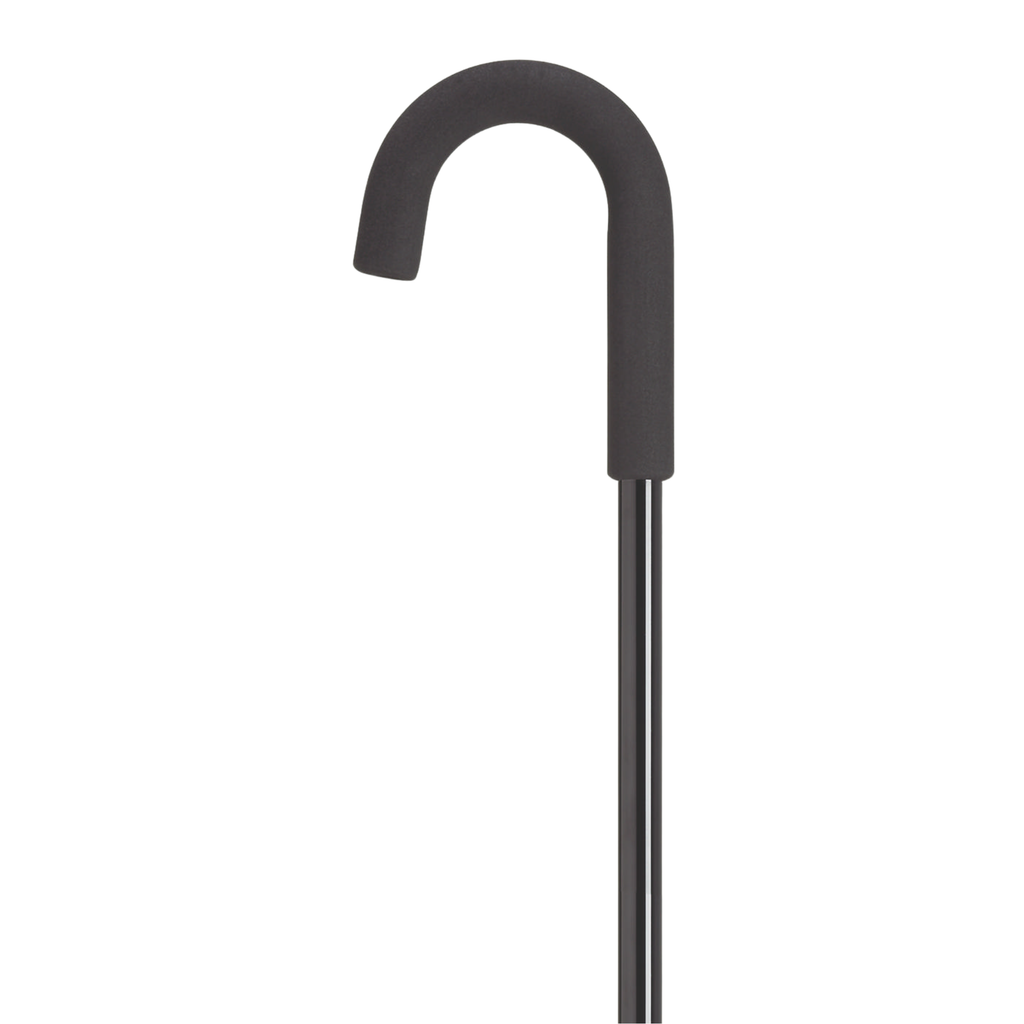 Aluminum Adjustable Walking Cane with Foam Grip & Anti-Rattle Nut
