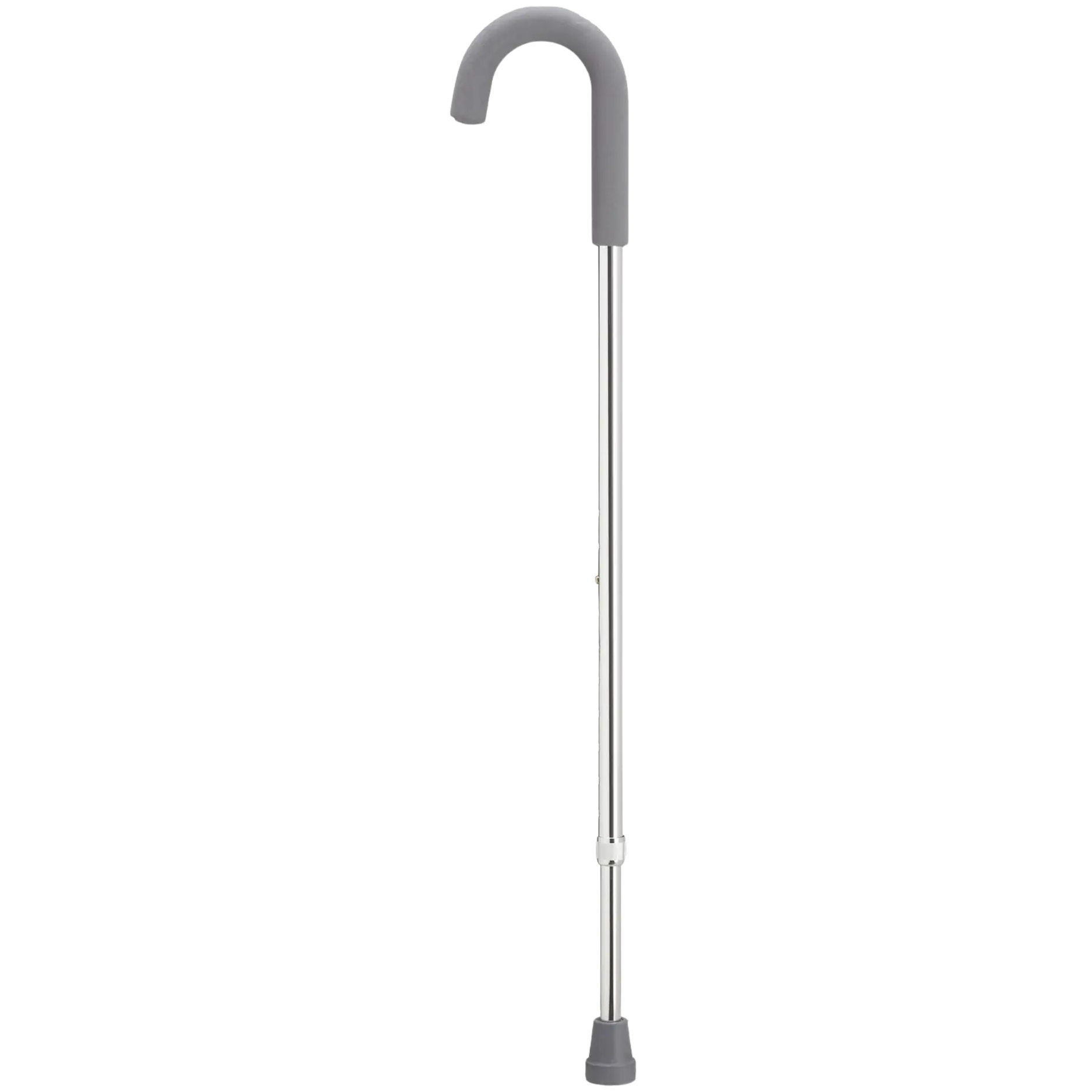 Aluminum Adjustable Walking Cane with Foam Grip & Anti-Rattle Nut