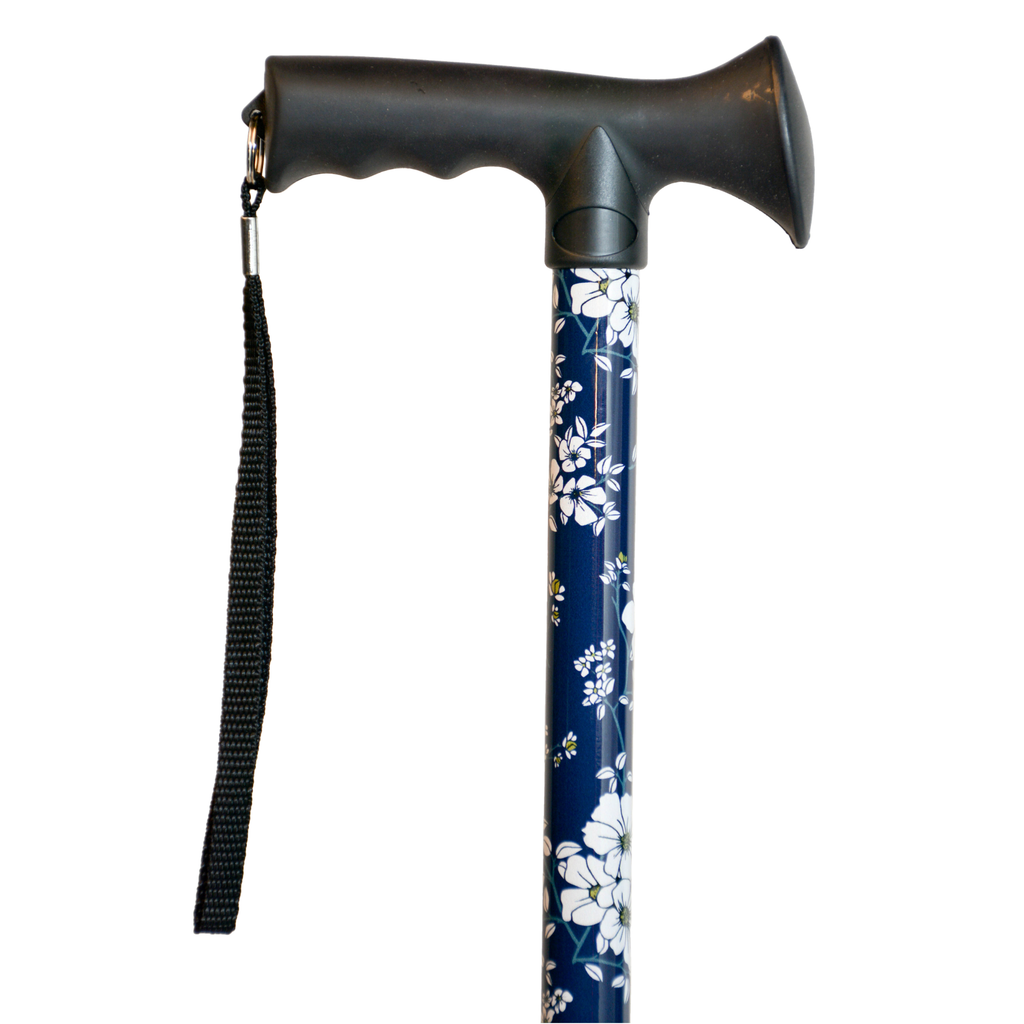 Moon Flowers Ergonomic Walking Cane