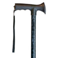Norlean Nights Adjustable Aluminum Walking Cane with Rubber Grip