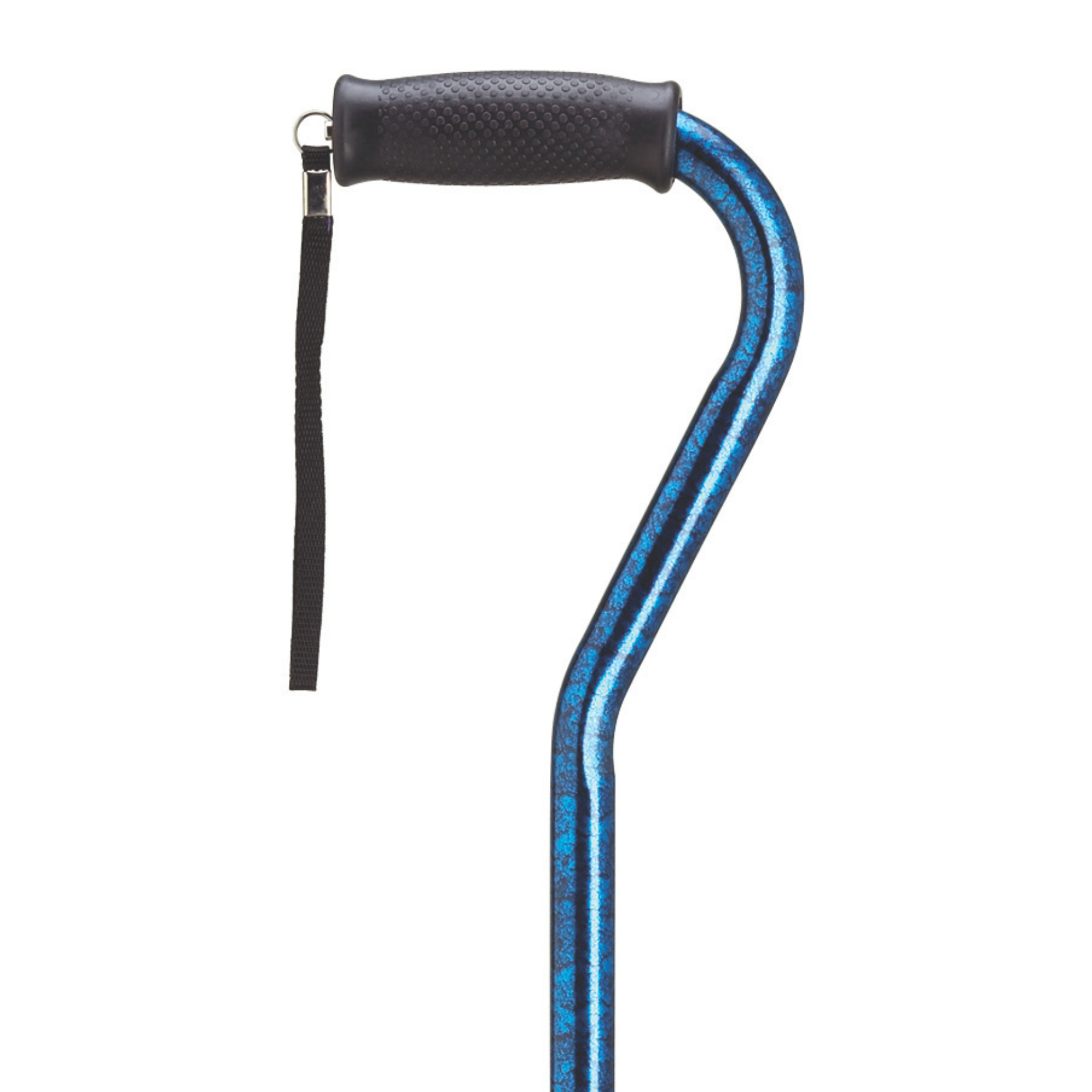 Granite Aluminum Offset Walking Cane with Cushion Grip 30-39 Adjustable