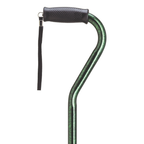 Granite Aluminum Offset Walking Cane with Cushion Grip 30-39 Adjustable