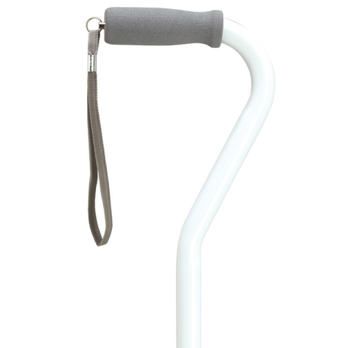 Adjustable White Aluminum Cane for Visually Impaired