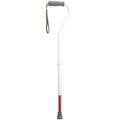 Adjustable White Aluminum Cane for Visually Impaired