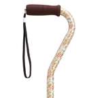 Stylish Adjustable Offset Cane with Hypalon Grip – 13 Prints