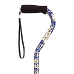 Stylish Adjustable Offset Cane with Hypalon Grip – 13 Prints