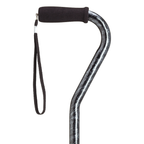Stylish Adjustable Offset Cane with Hypalon Grip – 13 Prints