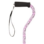 Stylish Adjustable Offset Cane with Hypalon Grip – 13 Prints