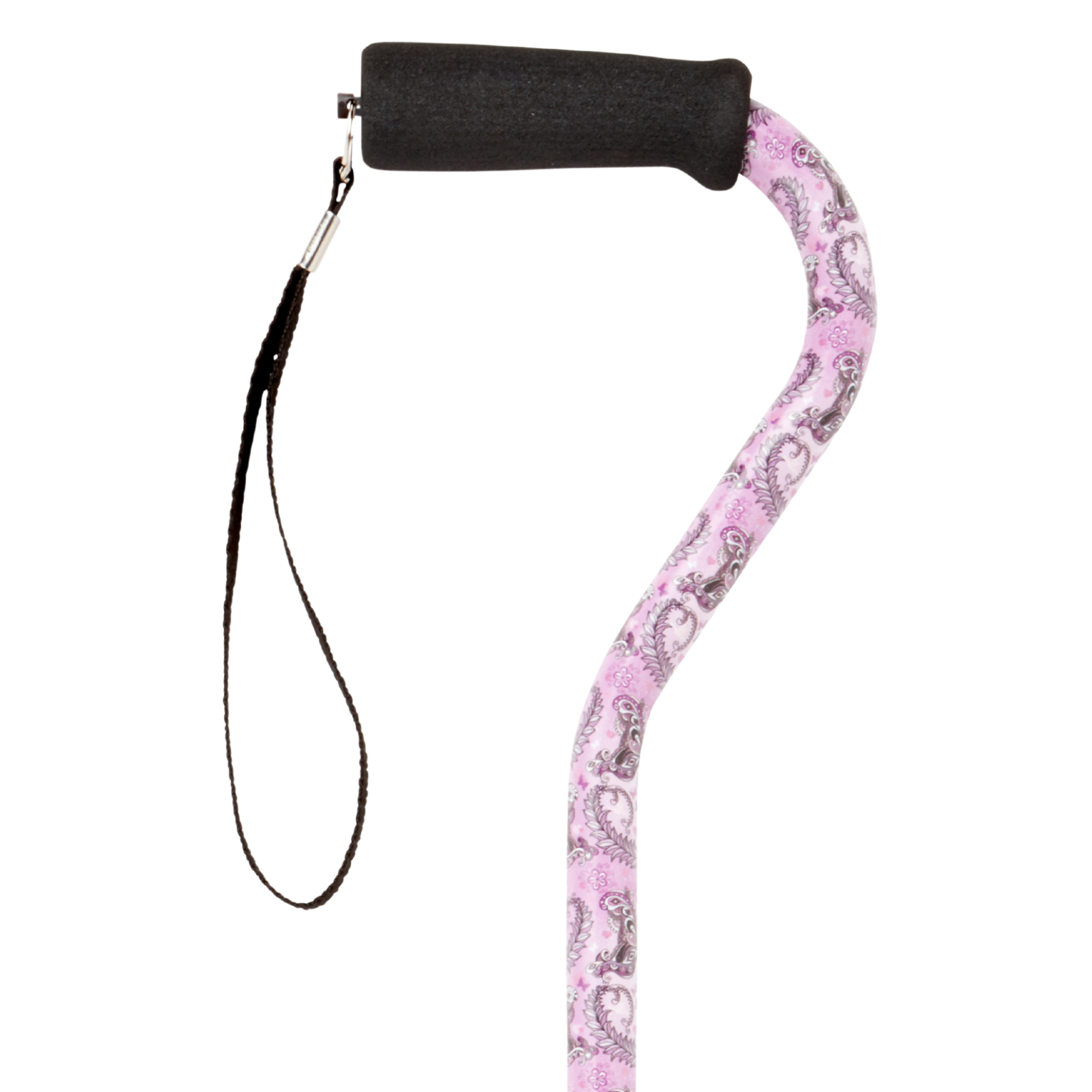 Stylish Adjustable Offset Cane with Hypalon Grip – 13 Prints