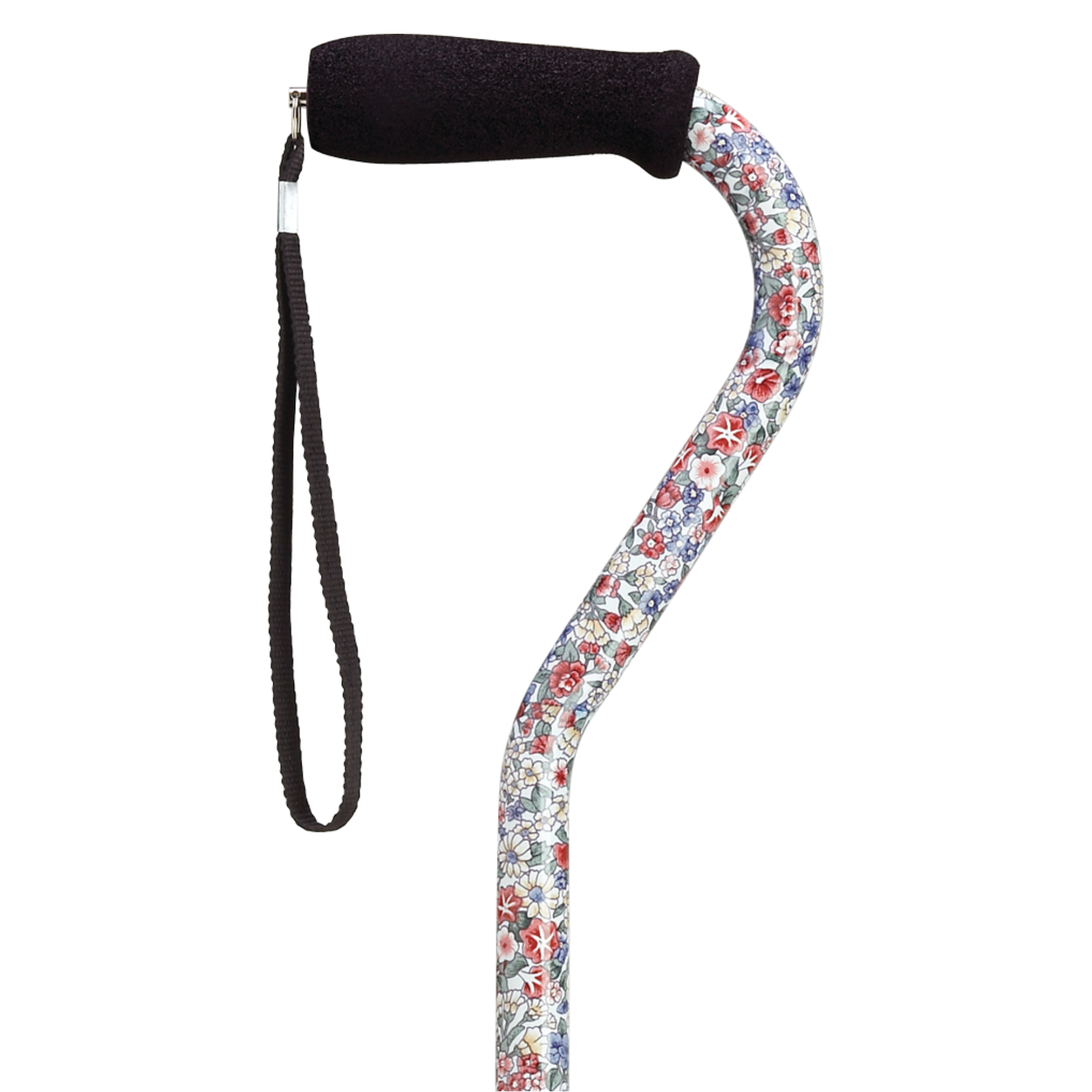 Stylish Adjustable Offset Cane with Hypalon Grip – 13 Prints