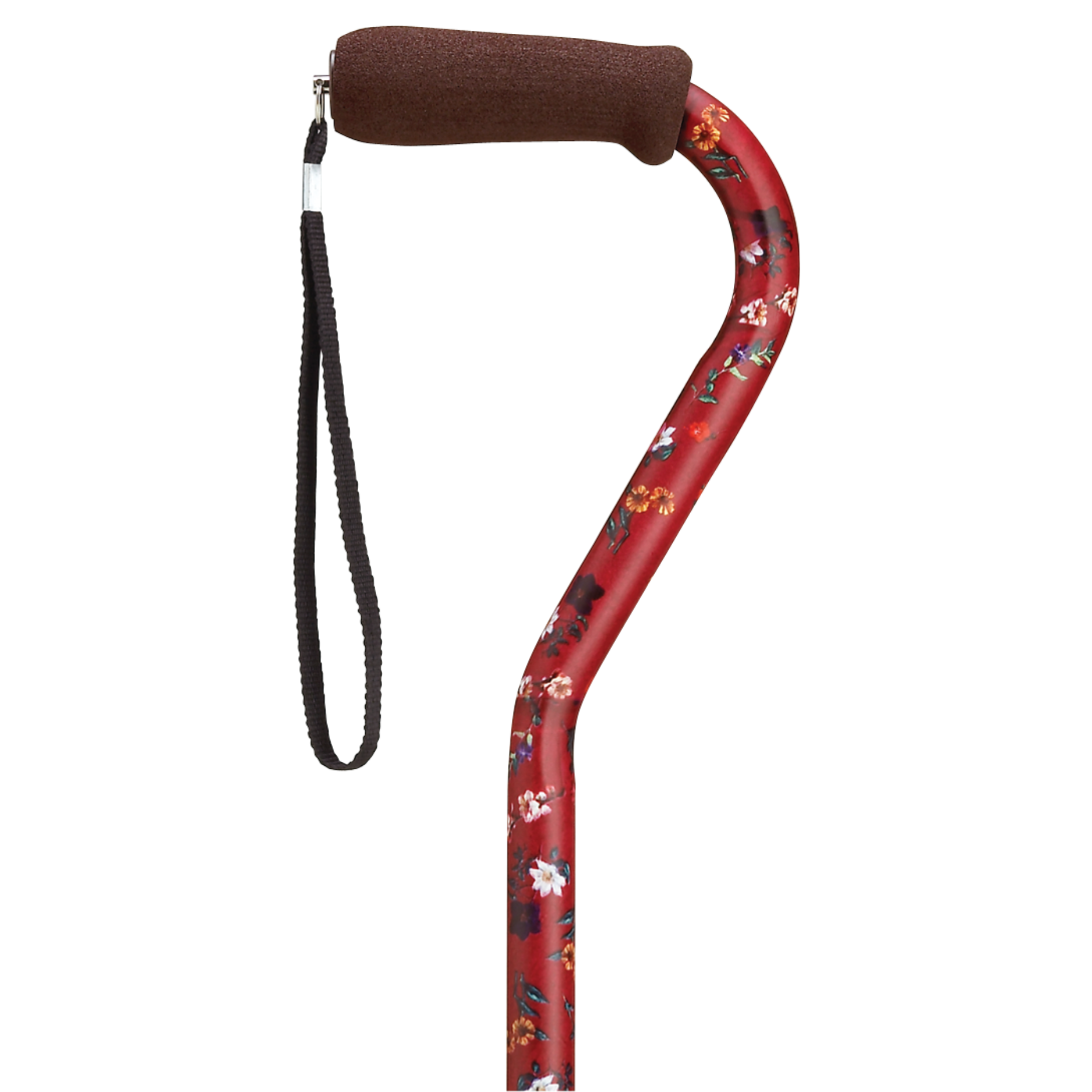 Stylish Adjustable Offset Cane with Hypalon Grip – 13 Prints