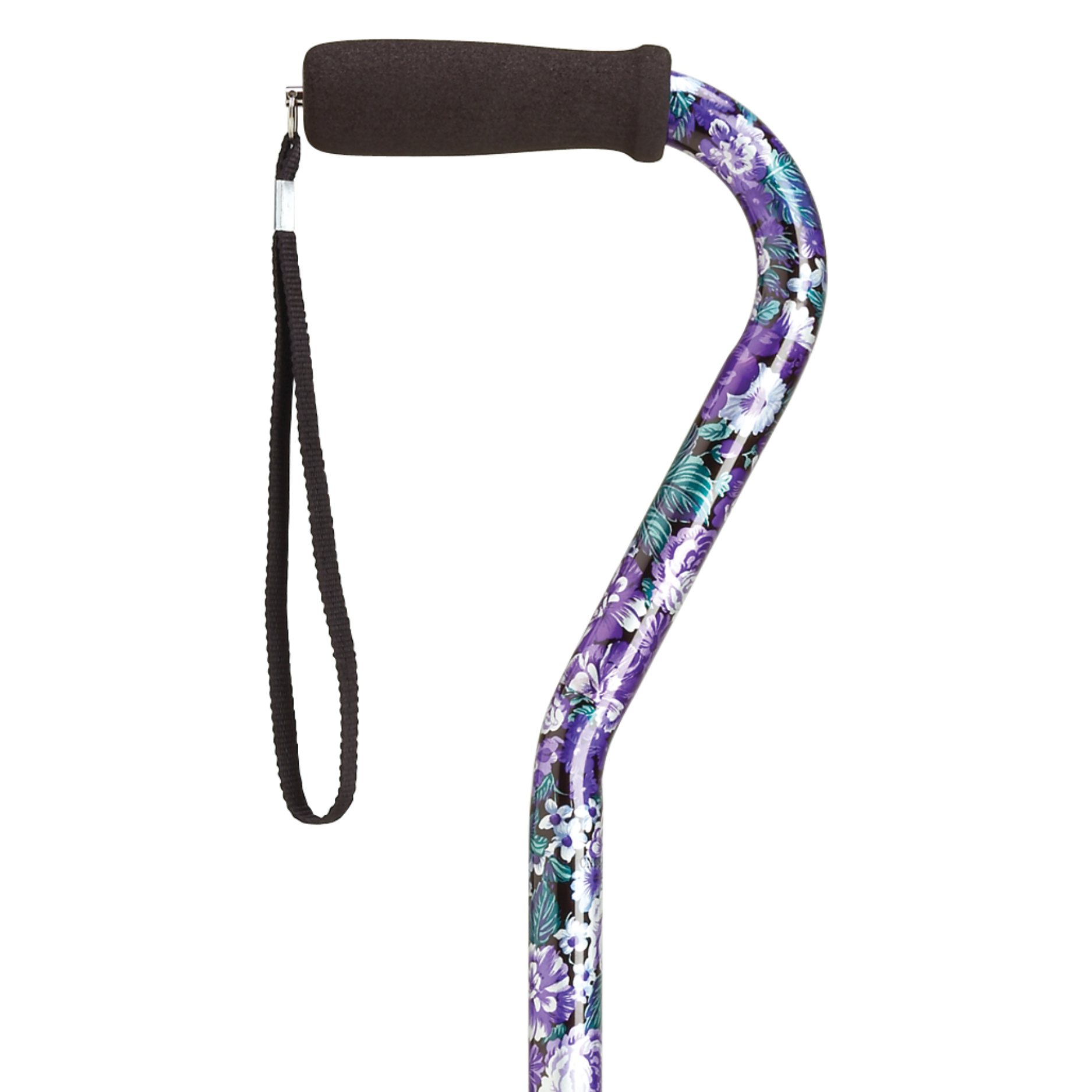 Stylish Adjustable Offset Cane with Hypalon Grip – 13 Prints