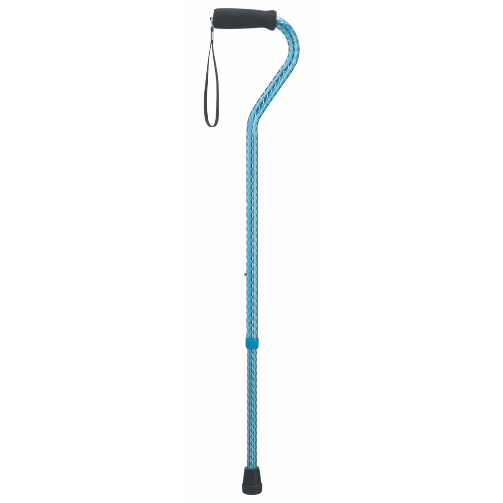 Adjustable Aluminum Walking Cane with Hypalon Grip
