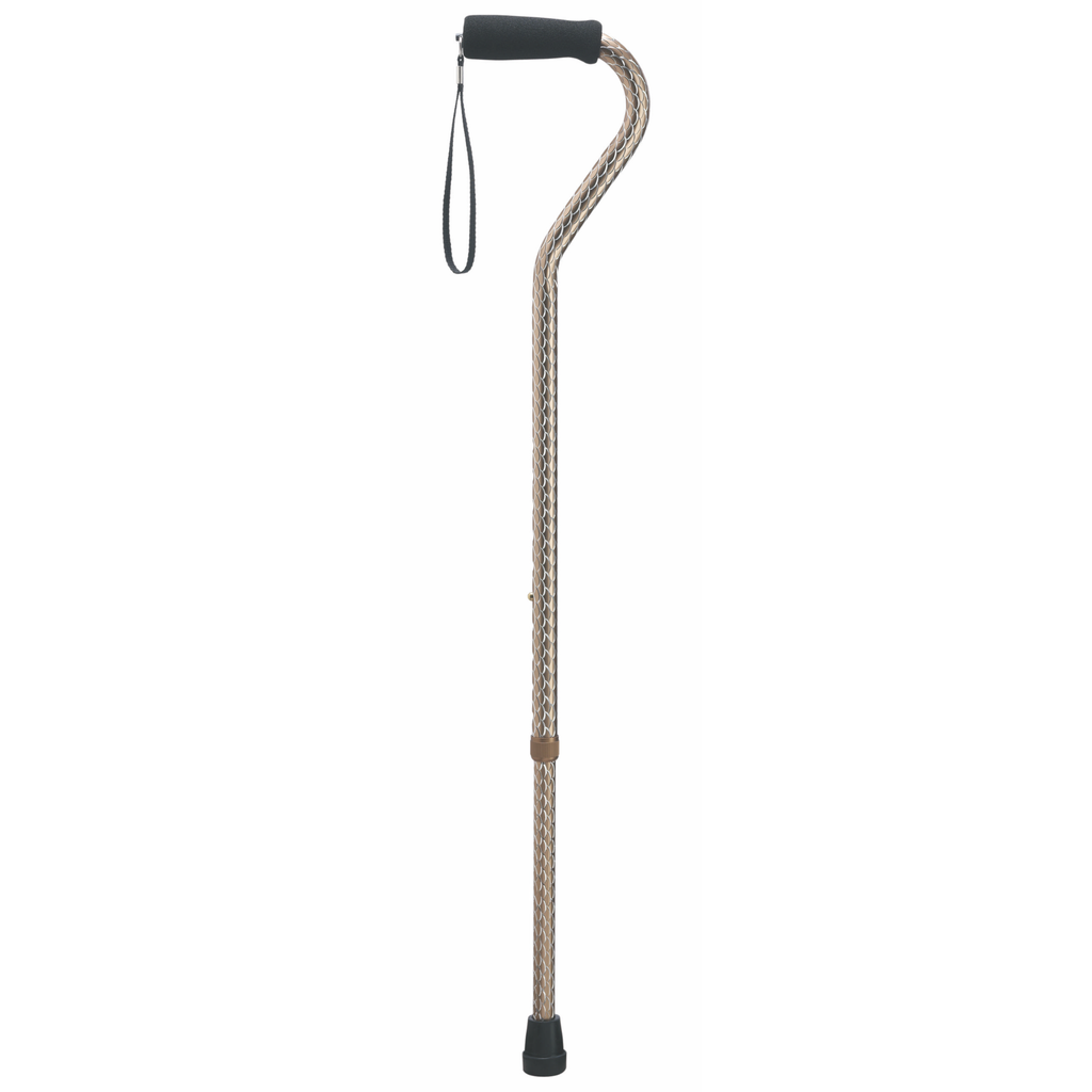 Adjustable Aluminum Walking Cane with Hypalon Grip
