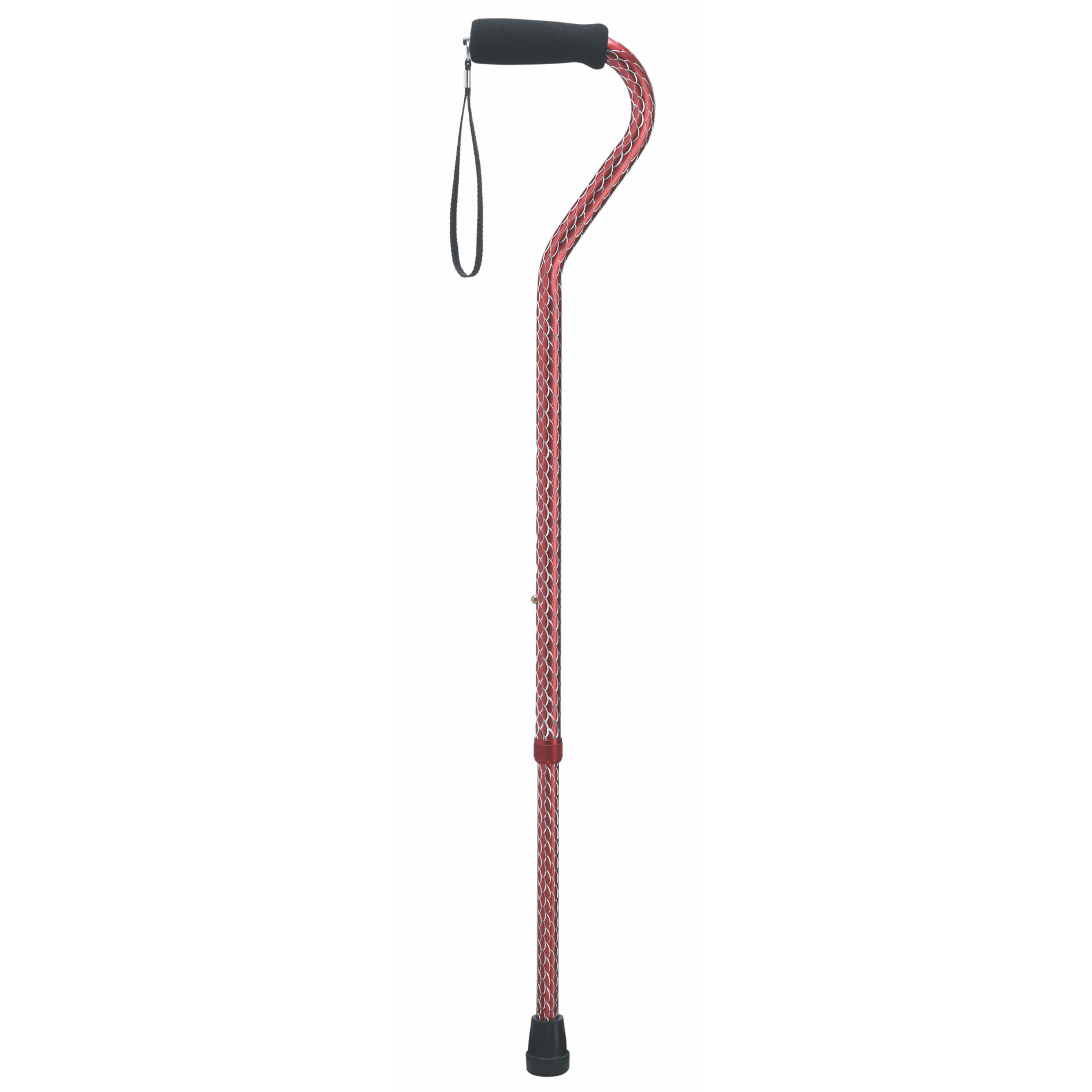 Adjustable Aluminum Walking Cane with Hypalon Grip
