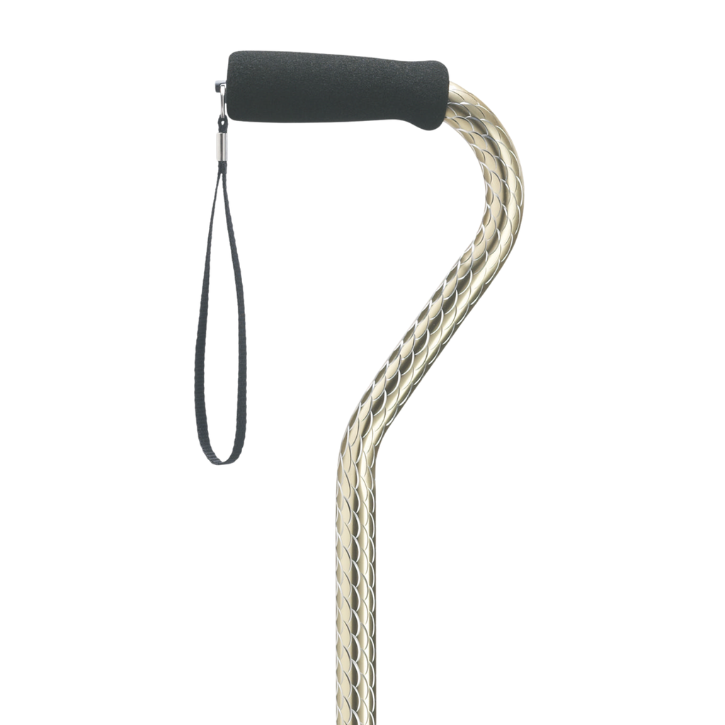 Adjustable Aluminum Walking Cane with Hypalon Grip