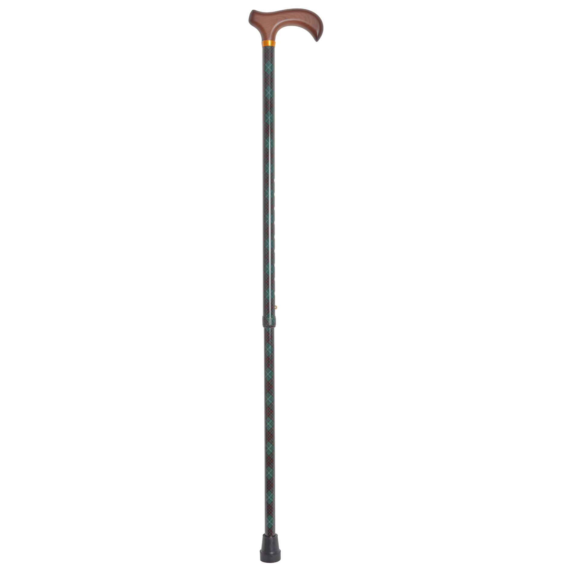 Stylish Adjustable Walking Cane with Wood Handle - 11 Trendy Prints
