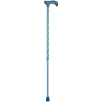 Stylish Adjustable Walking Cane with Wood Handle - 11 Trendy Prints